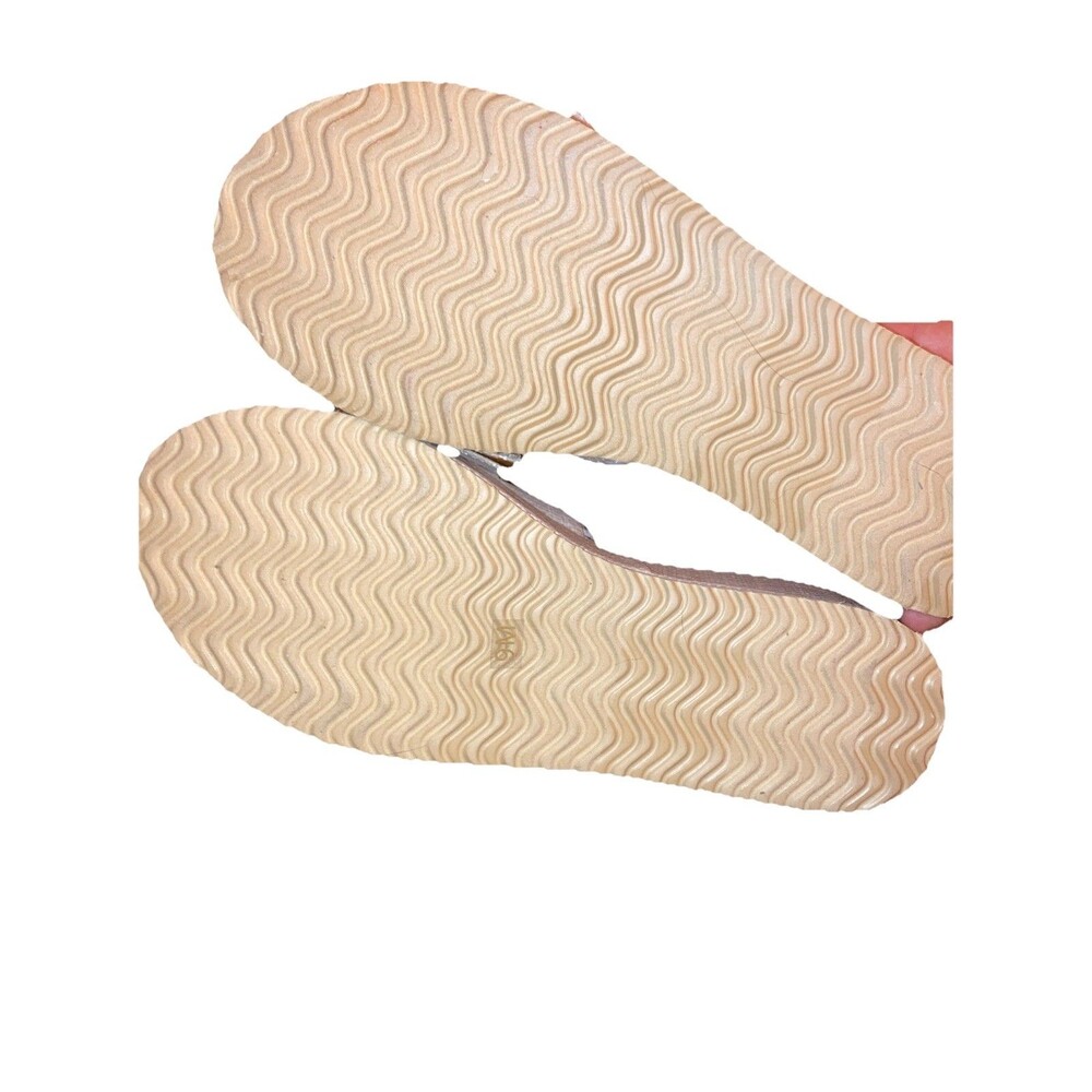 BEACH by Matisse Sunda Raffia Platform Slide NEW 9 - Womens Beige Casual Sandals - Picture 5 of 7